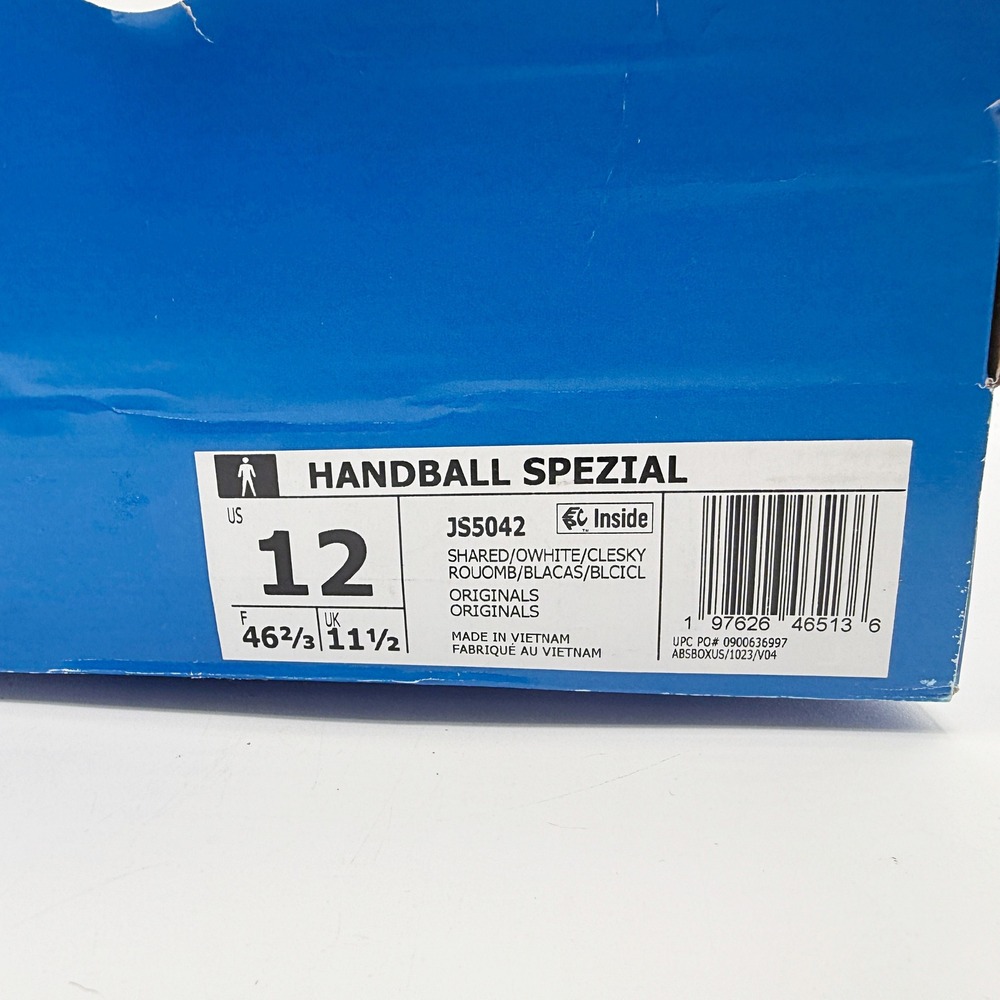 Adidas Handball Spezial 'Red White Sky' / Size 12 Mens / JS5042 - New - Picture 9 of 9